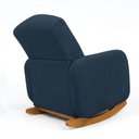 Ver imagem 6 de Poltrona Amamentação Balanço Madeira Jhessy Suede D03 - D'rossi