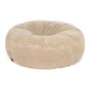 Ver imagem 2 de Puff Cama Gigante Redondo Suede 100x50 com Enchimento Sala:100x50/Cinza