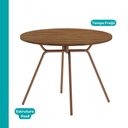 Ver imagem 3 de Conjunto Sala de Jantar 4 Cadeiras Nolita Carraro Fre/ros/are