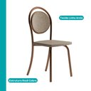 Ver imagem 6 de Conjunto Sala de Jantar 4 Cadeiras Nolita Carraro Fre/ros/are