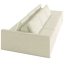 Ver imagem 7 de Sofá Ilha Modulado Milos 312cm Puff Lateral Veludo Bege G33 - Gran Belo