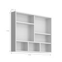 Ver imagem 3 de Espelheira para Banheiro 2 Portas 80cm Multimóveis Cr10076 Branca