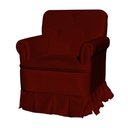 Ver imagem 1 de Poltrona Para Quarto Amamentação Com Balanço Suede Estopar Laura Suede Bordô