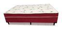 Ver imagem 5 de Cama Box Conjugado Ortopédico Viúva Suede Vermelho 128x188x40