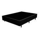 Ver imagem 2 de Base Box Casal Courino Preto 138x188x40
