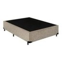 Ver imagem 1 de Base Box Casal Suede Bege 138x188x40