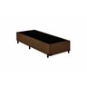 Base Box Solteiro Courino Marrom 88x188x40 - 1