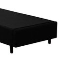 Ver imagem 3 de Base Box Solteiro Suede Preto 88x188x40