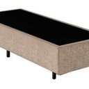 Ver imagem 2 de Base Box Solteiro Suede Bege 88x188x40