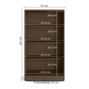 Ver imagem 3 de Armário Multiuso 2 Portas com Chave Versatile Munique 91cm