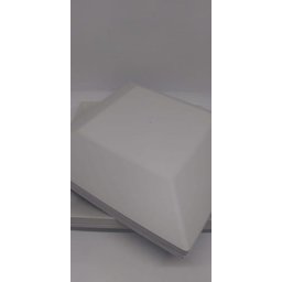 10 Prato Quadrado Refeição Multiuso Lanche Branco Casa - 9