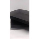 Ver imagem 2 de 10 Prato Quadrado Refeição Multiuso Lanche Preto Casa