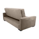 Ver imagem 5 de Sofá Cama Tone 203cm Reclinável Manual Suede Bege - Sallar Home