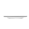 Prato Raso Em Cristal Wolff Pearl Branco Borda Prateada 20cm - 4
