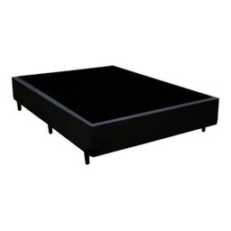 Base Box Viúva Courino Preto 128x188x40 - 1