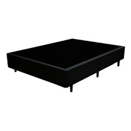 Base Box Viúva Courino Preto 128x188x40 - 2