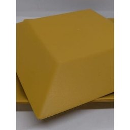 15 Prato Quadrado Refeição Multiuso Lanche Amarelo Casa - 3