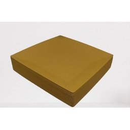 15 Prato Quadrado Refeição Multiuso Lanche Amarelo Casa - 6