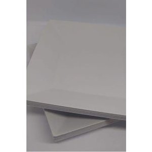 15 Prato Quadrado Refeição Multiuso Lanche Branco Casa