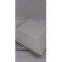 Ver imagem 5 de 15 Prato Quadrado Refeição Multiuso Lanche Branco Casa