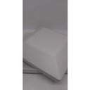 Ver imagem 5 de 20 Prato Quadrado Refeição Multiuso Lanche Branco Casa