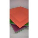 Ver imagem 5 de 20 Prato Quadrado Refeição Multiuso Lanche Colorido Casa