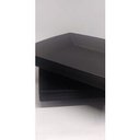 Ver imagem 2 de 20 Prato Quadrado Refeição Multiuso Lanche Preto Casa