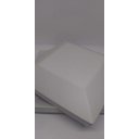 Ver mais imagens de 25 Prato Quadrado Refeição Multiuso Lanche Branco Casa