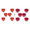 Conjunto Valentine's Day 10 Cumbuca E 10 Prato Amor Presente - 1