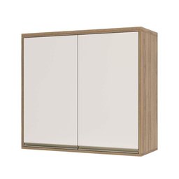 Armário Aéreo 80cm 2 Portas 1 Prateleira Mel Vanilla - 1