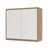 Armário Aéreo 80cm 2 Portas 1 Prateleira Mel Vanilla - 1
