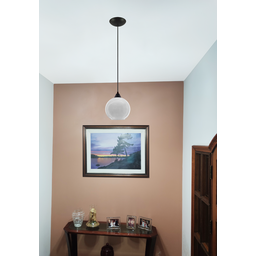 Pendente Preto com Bola Americana Transparente Gde Art Pop - 3