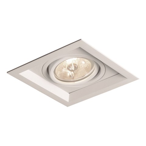 Embutido Recuado Ii para 1 Lâmpada Mr16 - Branco - Newline In50321bt