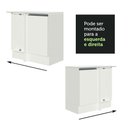 Ver imagem 6 de Balcão Armário de Cozinha de Canto 100% MDF com Tampo Branco Smart Madesa