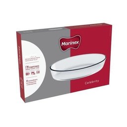 Assadeira Oval Grande Vidro 4 Litros Marinex - 2