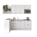 Ver imagem 1 de Cozinha Completa Milla Pro 100% Mdf Armário e Balcão Branco Carraro