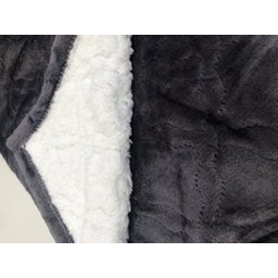 Cobertor Pele de Carneiro Sherpa Solteiro Manta 1,50m x 2,10m Appel - CHUMBO - 2