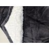 Cobertor Pele de Carneiro Sherpa Solteiro Manta 1,50m x 2,10m Appel - CHUMBO - 2