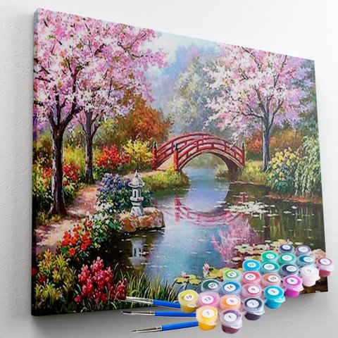Kit Pintura Terapêutica - Jardim Oriental