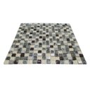 Ver imagem 3 de Pastilha de Vidro Craquelado Marrom Aço 30x30cm