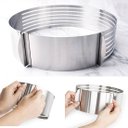 Ver imagem 4 de Forma de Fatiar Cortar Camadas De Bolo Tortas Regulável 30cm
