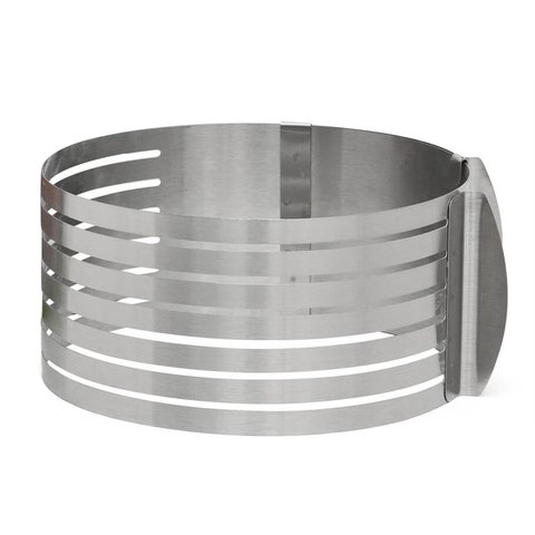 Forma de Fatiar Cortar Camadas De Bolo Tortas Regulável 30cm