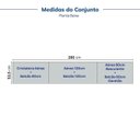 Ver imagem 7 de Cozinha Planejada 6 Peças sem Tampo com Cristaleira Marselha CabeCasa MadeiraOriginals Branco