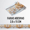 Ver imagem 5 de Faixa Decorativa Adesiva (autocolante) - Arabesco Colonial