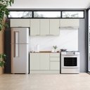 Ver imagem 1 de Cozinha Compacta Modulada 100% MDF 5 Peças com Tampo Areia HP/Cinamomo Fineze