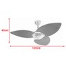 Ventilador de Teto Volare Cobre Office Dunamis S3 Rádica 3 Pás Imbuia - 220V - 2
