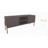 Rack Loft Grande Cinza para TV até Até 56 Polegadas Largura 135cm:Cinza/Unico - 2