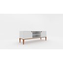 Ver imagem 1 de Rack Art Grande Branco para TV até Até 56 Polegadas Largura 135 cm:Branco/Unico