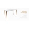Escrivaninha e Aparador Branco Urban Largura 120cm:Branco/Unico - 2