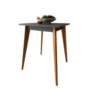 Mesa Lateral Alta Cinza Urban Largura 45 cm:Cinza/Unico